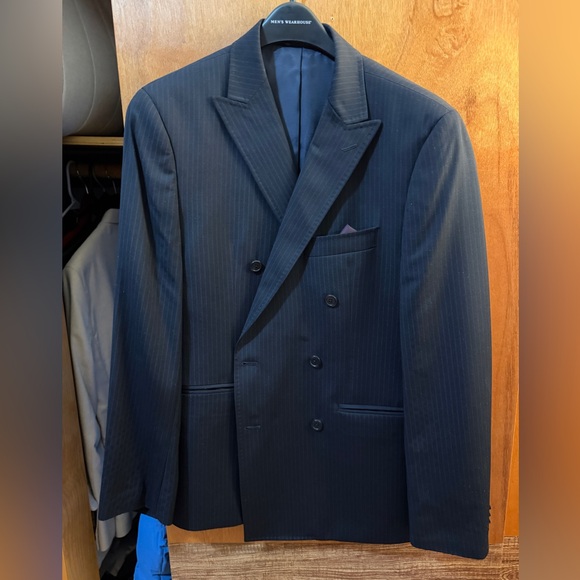 MICHAEL Michael Kors Dark Pinstripe Blazer